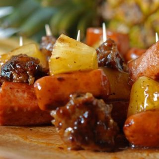 SWEET AND SOUR SAUSAGE K-Bobs