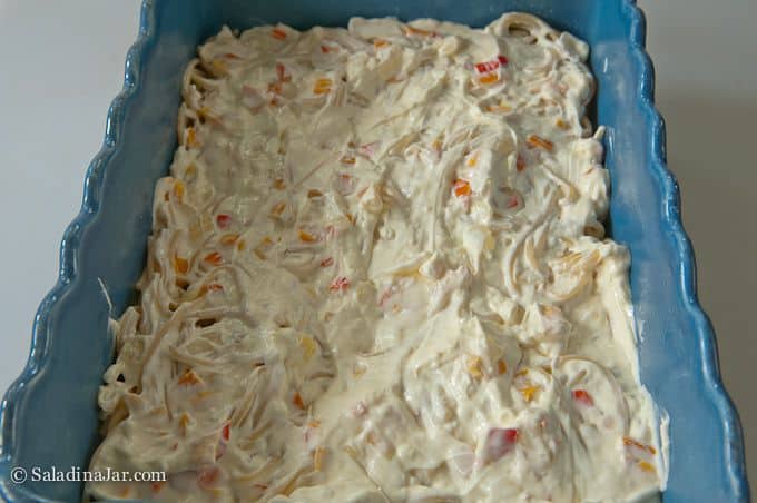 cream cheese layer for spaghetti casserole