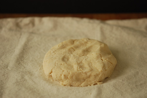 handling the sticky dough