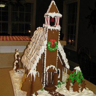 Gingerbread church