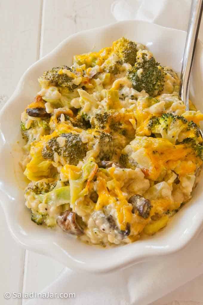 Broccoli and Rice Casserole Better With No Canned Soup