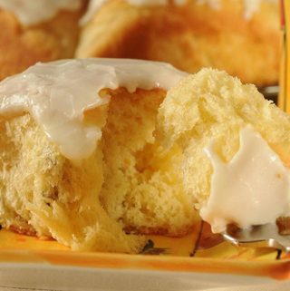 ICED ORANGE YEAST ROLLS