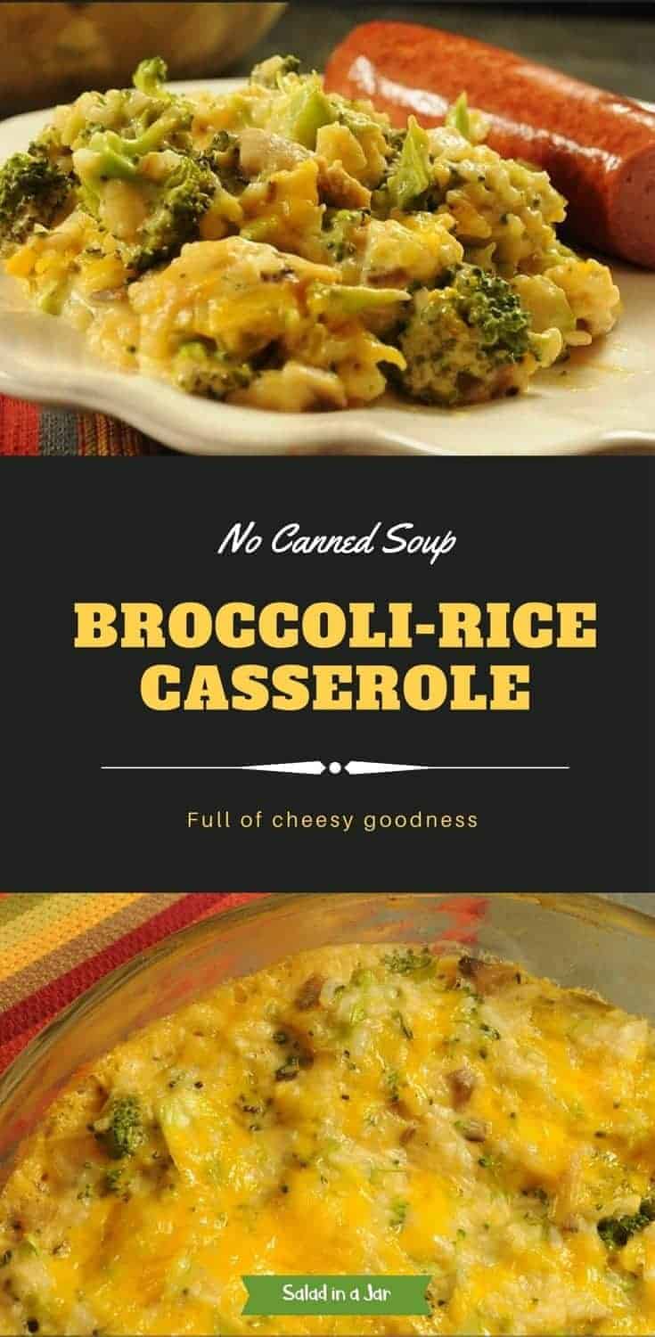The Freshest Broccoli Casserole with Rice and Cheese No Soup