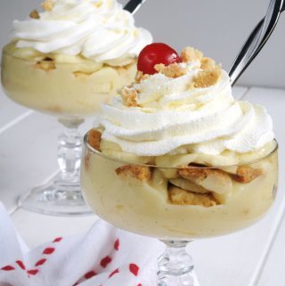 MICROWAVE BANANA PUDDING