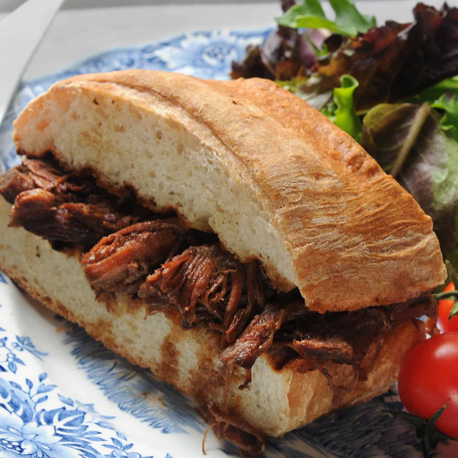 Beef Au Jus Sandwich on Crusty French bread