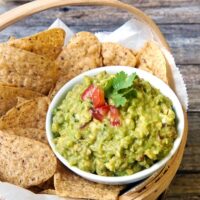 FRESH GUACAMOLE with orange