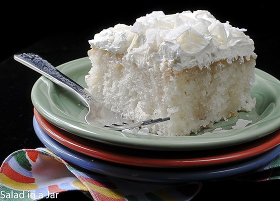 easy coconut poke cake