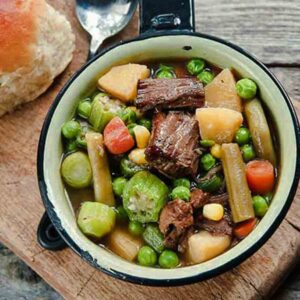 Vegetable and Beef Soup without Tomatoes