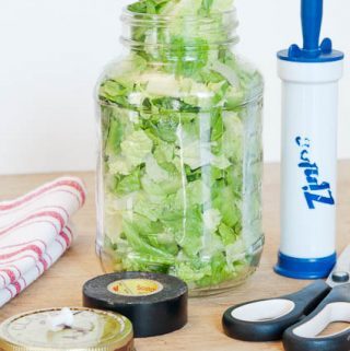 How To Vacuum-Pack Salad in a Jar for Less Than $6