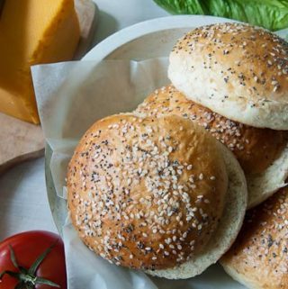 7-Grain Homemade Hamburger Buns (Bread Machine)