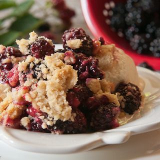 SPEEDY BLACKBERRY COBBLER