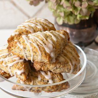 LEMON POPPY-SEED SCONES WITH GREEK YOGURT