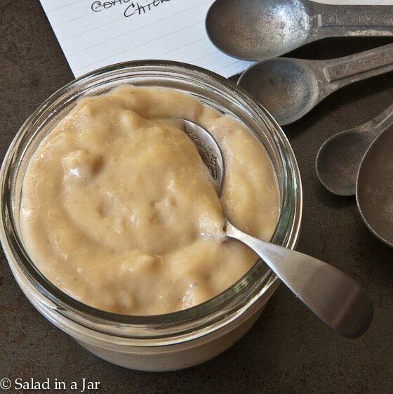 HOMEMADE CONDENSED CREAM OF CHICKEN SOUP