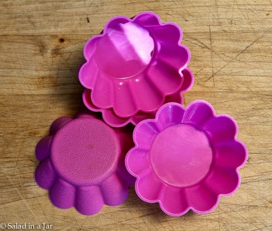 silicone molds that make homemade crusts easy.