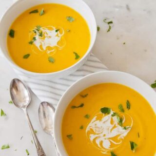 Curried Butternut Squash Soup with Coconut MIlk