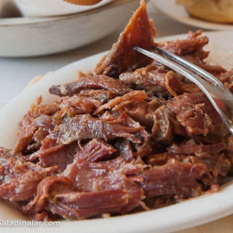 Easy-To-Serve Slow-Cooker Pulled Ham in a Sauce You’ll Love