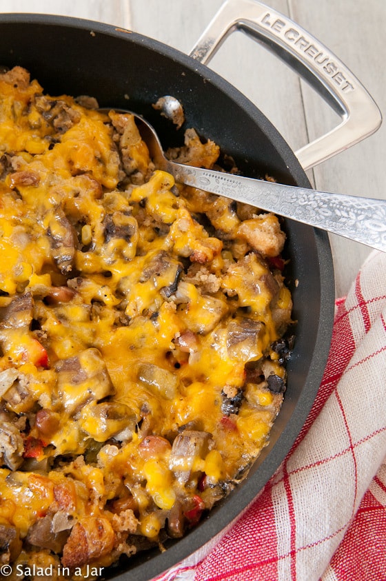 Southwestern Eggplant Dressing