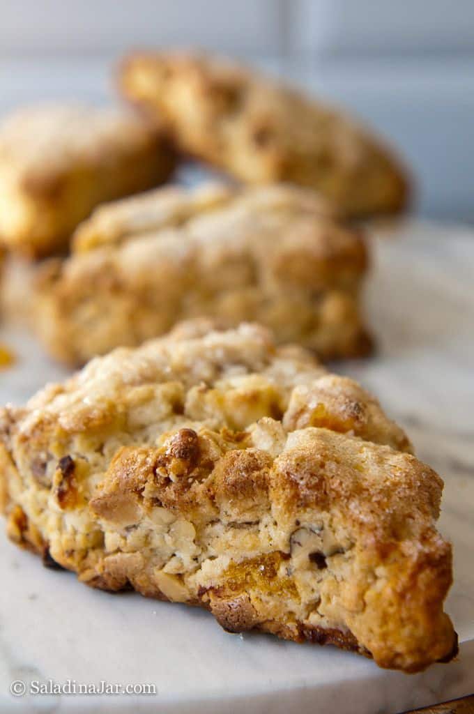 Apricot White Chocolate And Walnut Scones