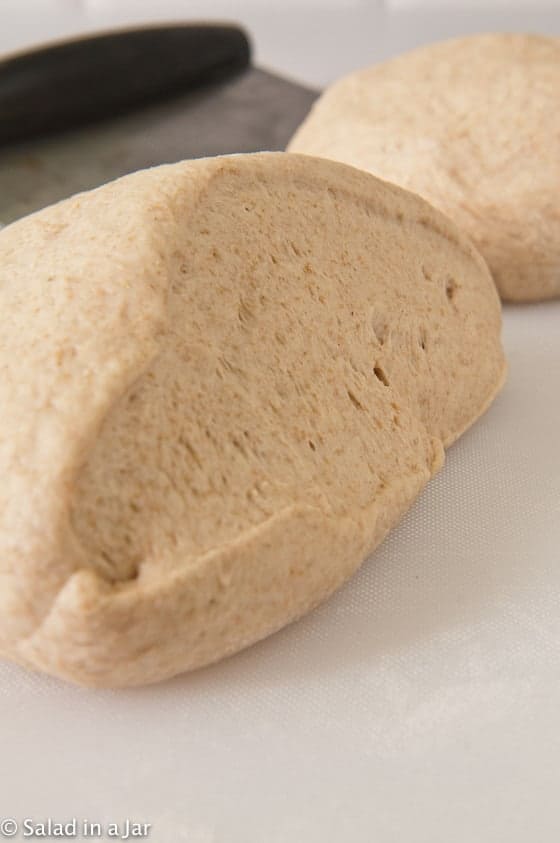 CPK Honey Whole Wheat Pizza Dough from Your Bread Machine--raw dough