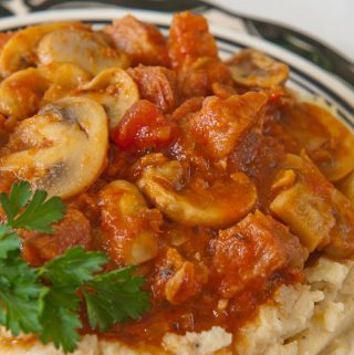Spicy Ham and Mushrooms
