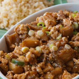 Chicken and Eggplant Stir-Fry