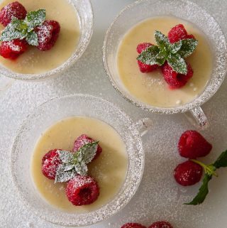 lemon posset, vanilla bean, dessert, easy, light, summer, ladies, luncheon
