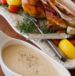 Roasted Rosemary and Lemon Chicken with Low-Carb Gravy