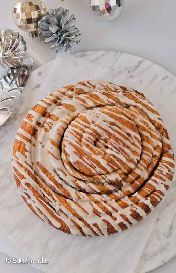 Pan-sized Cinnamon Roll--a Bread Machine Recipe