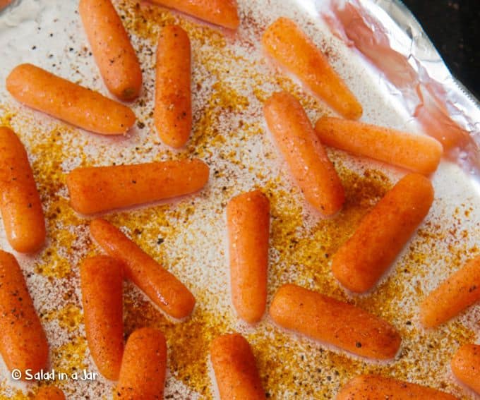  Baby Carrots sprinkled with Smoked Paprika