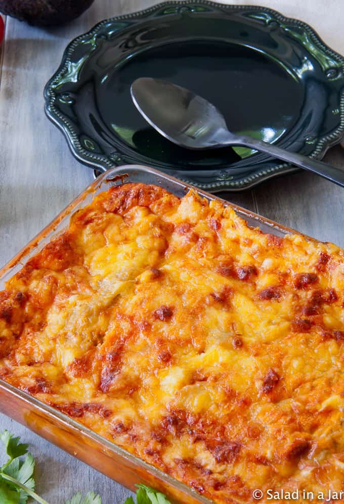 Easy Layered and Baked Beef and Chile Relleno Casserole