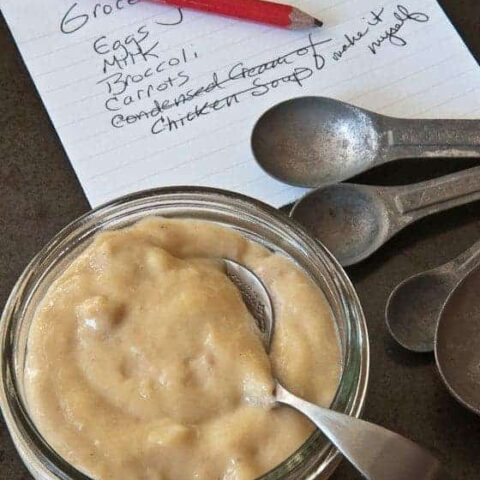 Homemade Condensed Cream of Chicken Soup