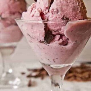 Fresh Blackberry Ice Cream (uncooked)