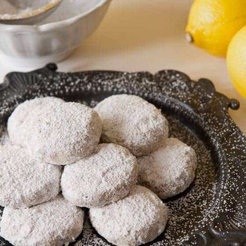Powdered Sugar Lemon Cookies