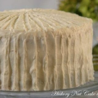 Pecan Layer Cake with Raspberry Filling