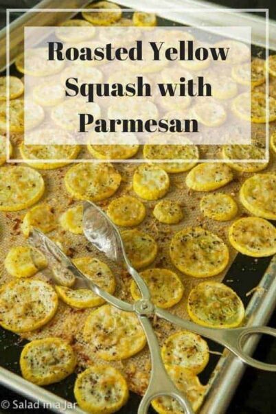 Roasted Yellow Squash with Parmesan