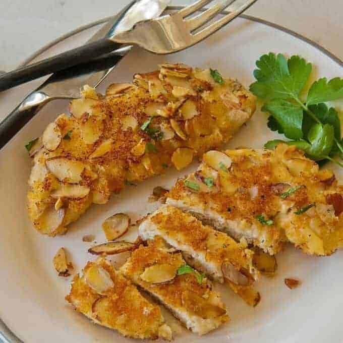 Easy Almond Crusted Chicken Tenders Salad In A Jar