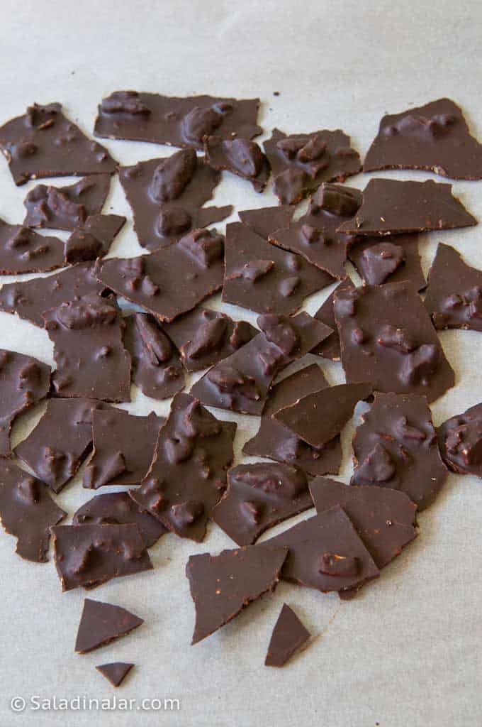 Broken Chocolate Pieces