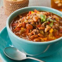 Texas Black-Eyed Pea Soup--in a bowl