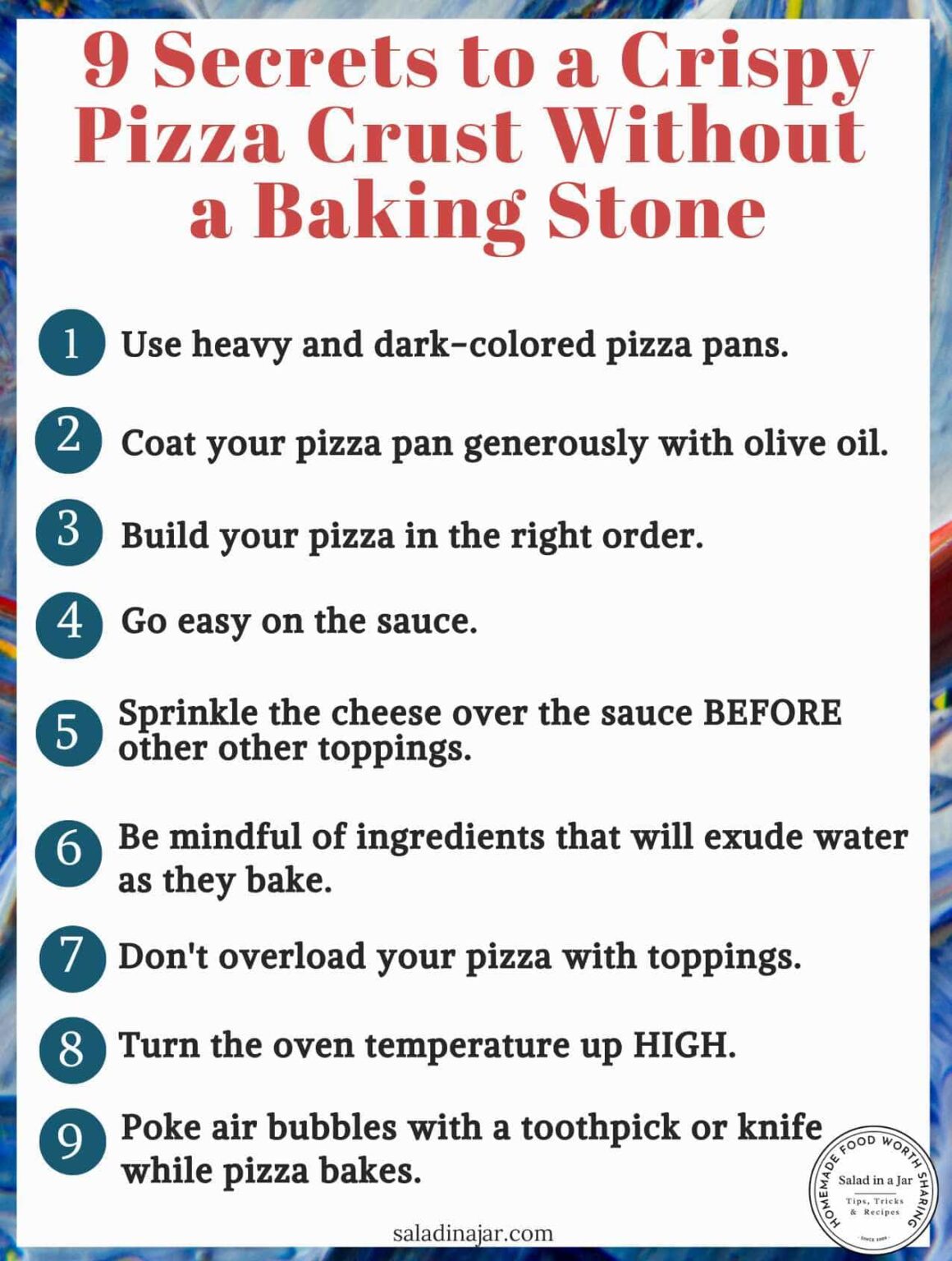 Perfecting Homemade Pizza 9 Secrets for a Crispy Crust