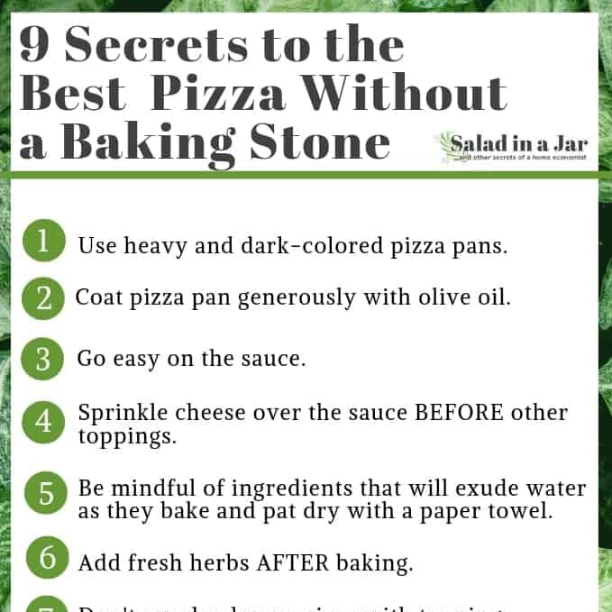 9 secrets for making homemade pizza