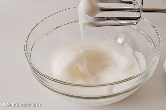 whipped egg whites