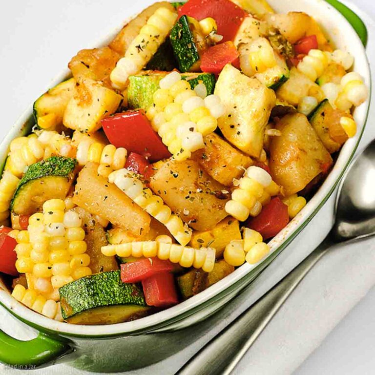 Easy Calabacitas (“Little Squashes”) with Potatoes and Corn