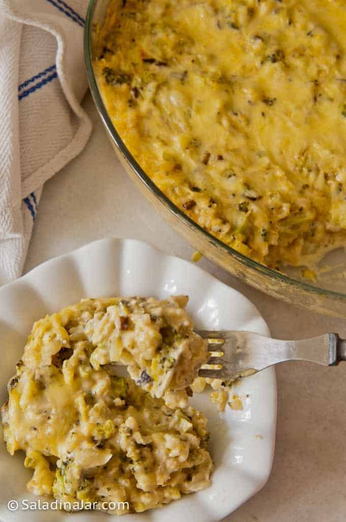 picture of this recipe with finely chopped broccoli.