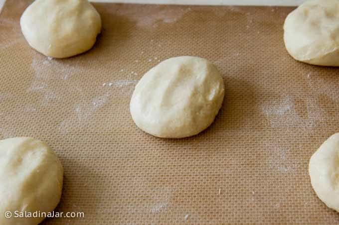 forming burger buns