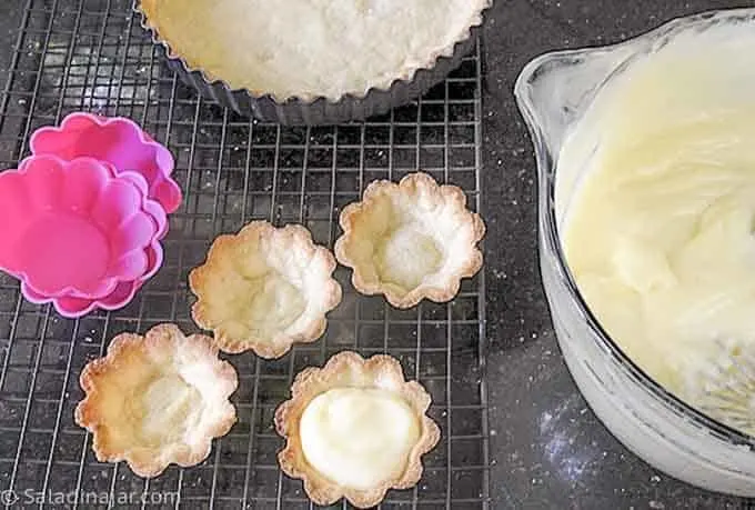 Mini Fruit Tarts With Vanilla Pastry Cream And The Best Shortbread Crusts