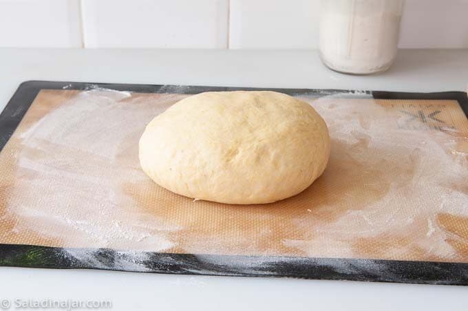 round ball of dough