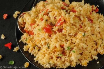 Southwestern Jasmine Rice Recipe - Salad in a Jar