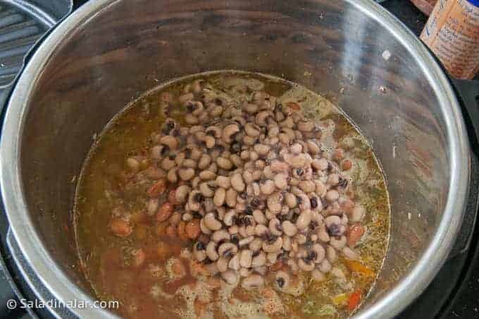 blackeyed peas added