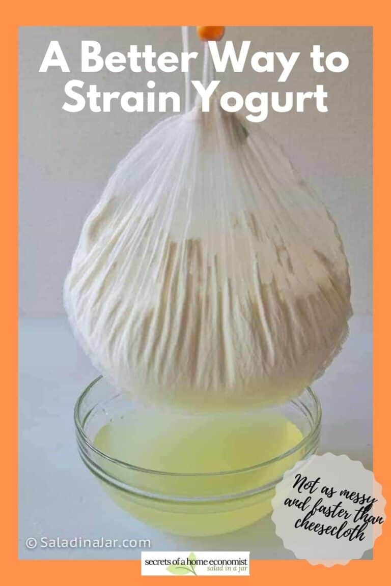 Why and How To Strain Yogurt With a Yogurt Pouch