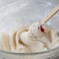 icing made with butter browned in the microwave